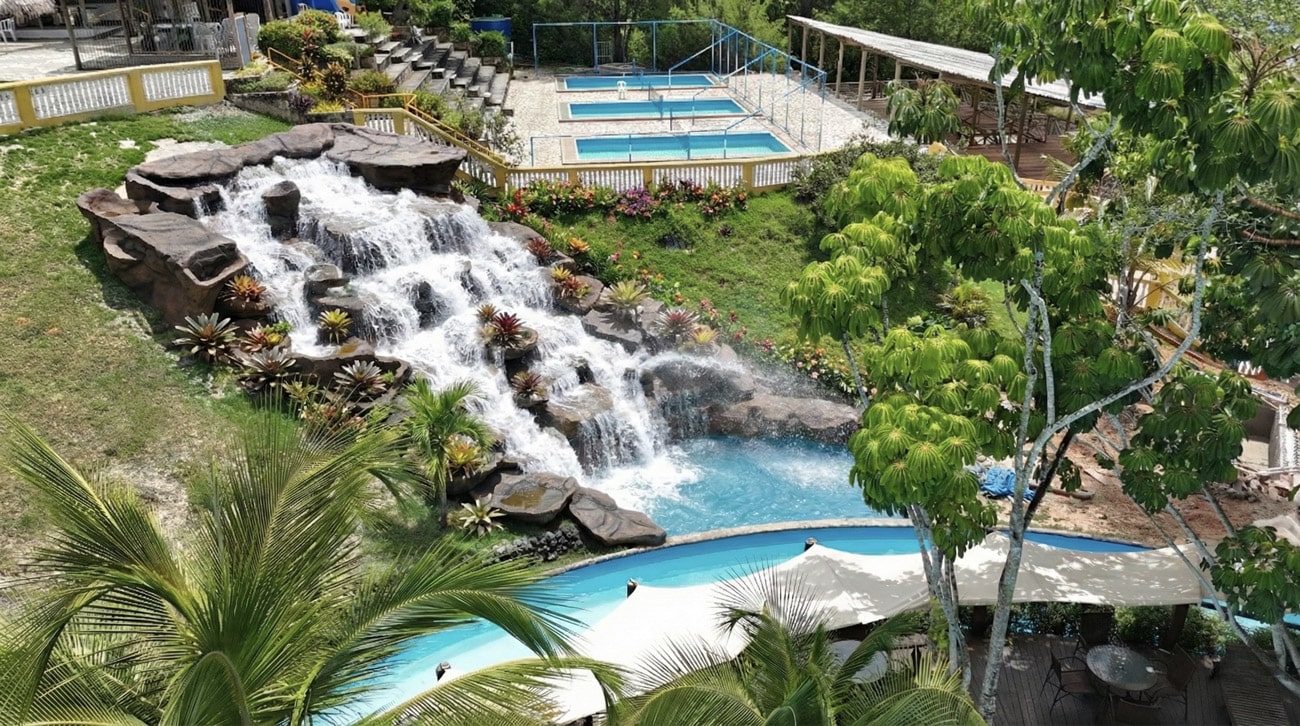 projecao de como sera a Cachoeira do Rio Lento